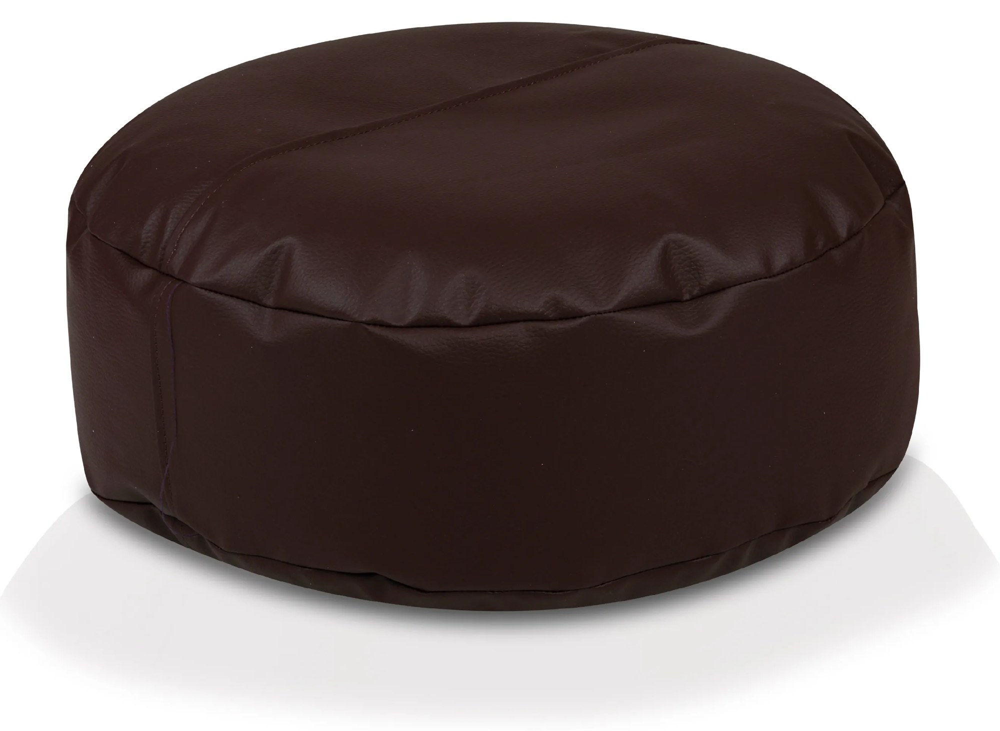 INTERMEDIC SK - Sedací vak 47x15 cm z ekokože | podnožka, podsedák, doplnkové sedenie Farba: E13 - Hnedá tmavá (Ekokoža)