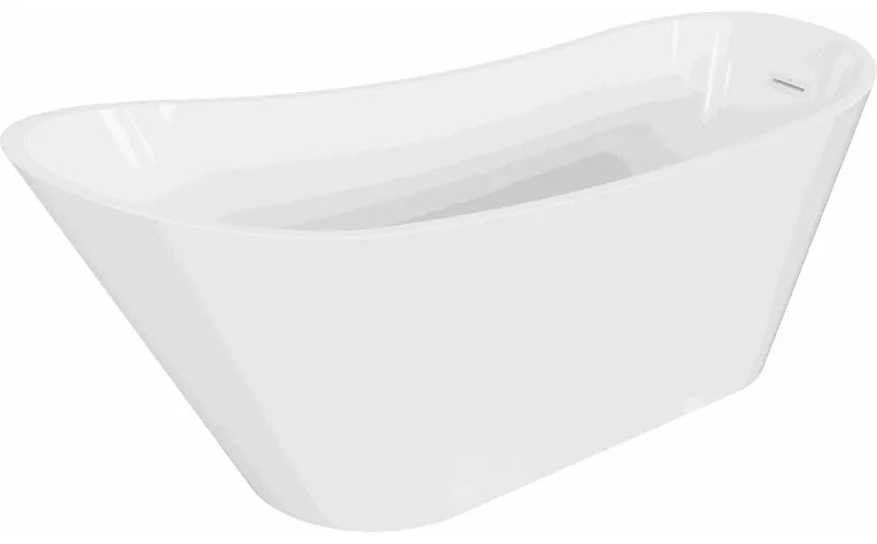 Mexen Alta, voľne stojaca vaňa 170 x 75 cm, biela, biely prepad, 52141707500-20