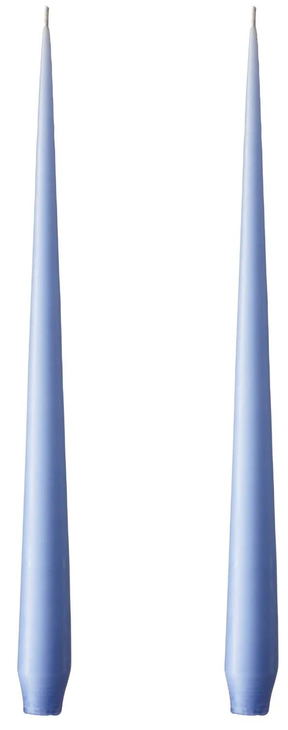 ester & erik Sviečka Taper 32 cm – 05 Icy Lavender – sada 2 ks