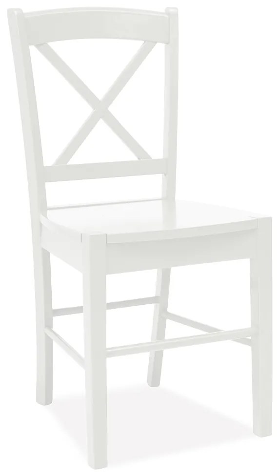 Jedálenská stolička Mali, biela