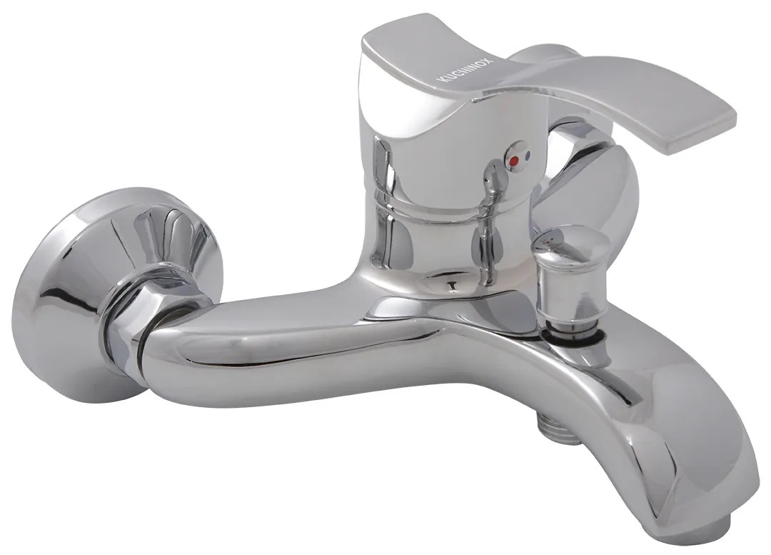 Kuchinox Argo, nástenná vaňová batéria 150mm, chrómová, LAV-BKA_010D