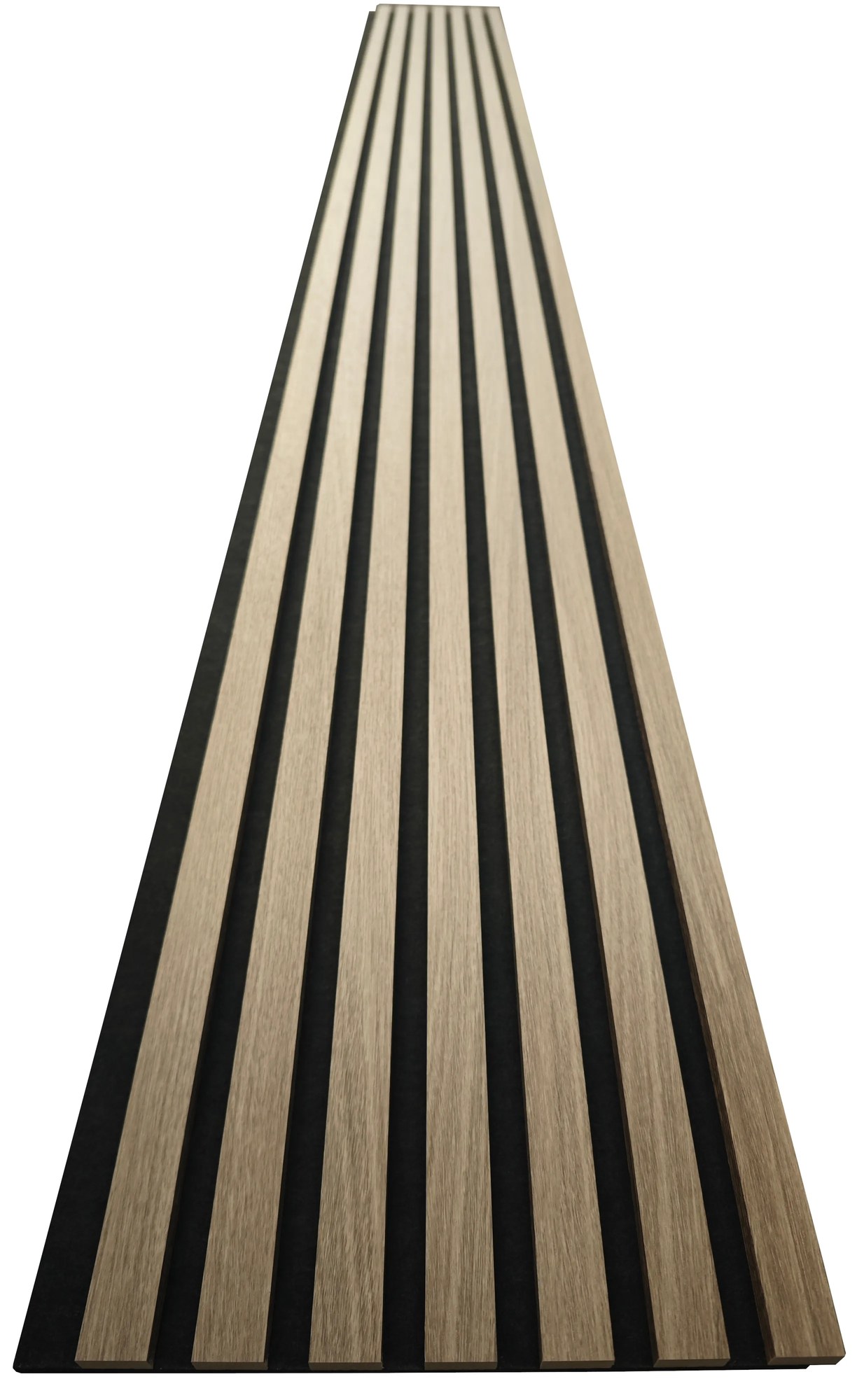 3D Drevené lamely na stenu 255x30 cm - SANTALOVÉ DREVO