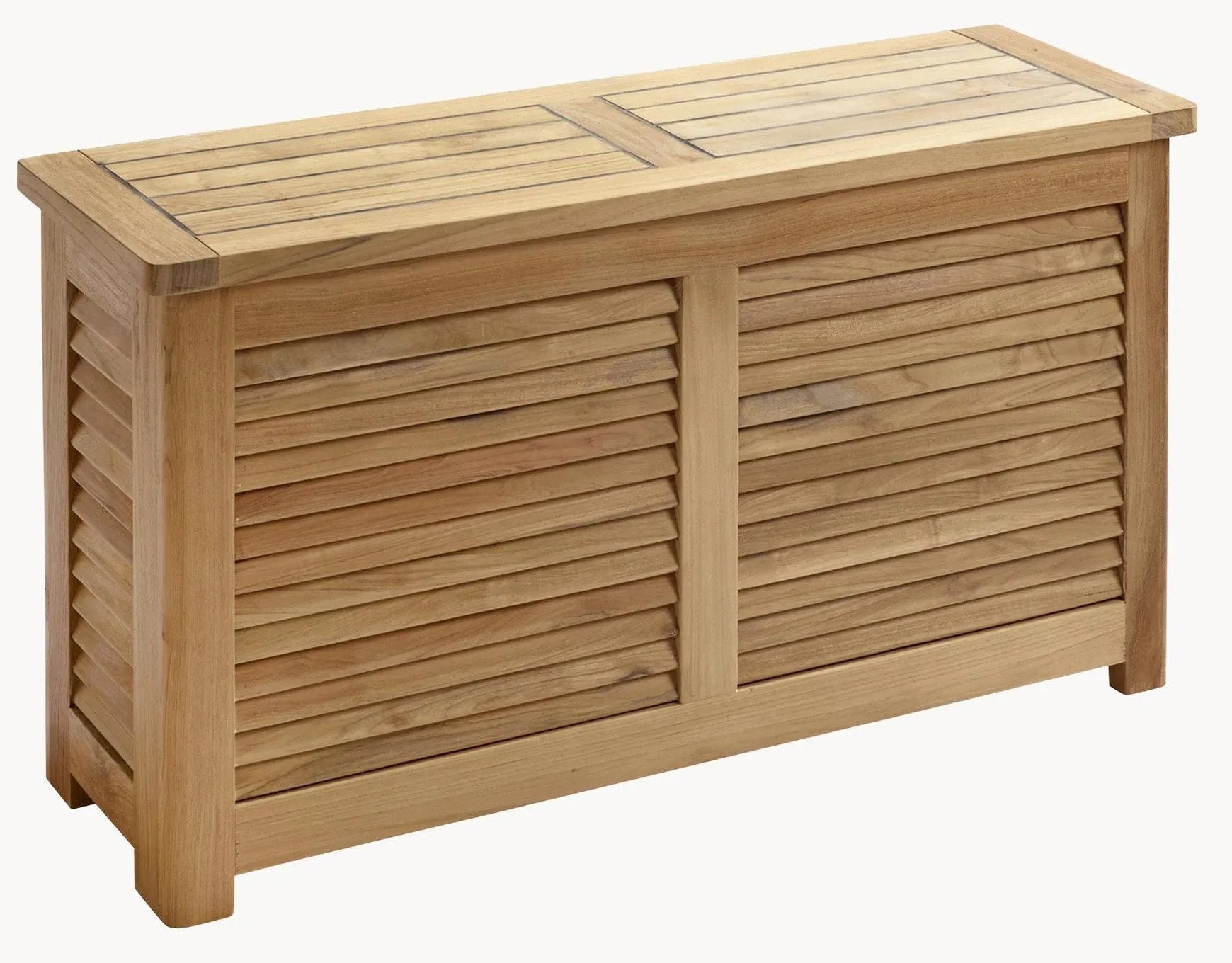 Ručne vyrobená úložná lavica z tíkového dreva Lago