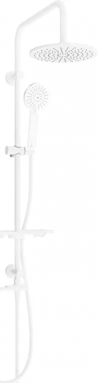 Mexen sprchový set T40 s hornou hlavicou 22 cm, biela, 798404093-20