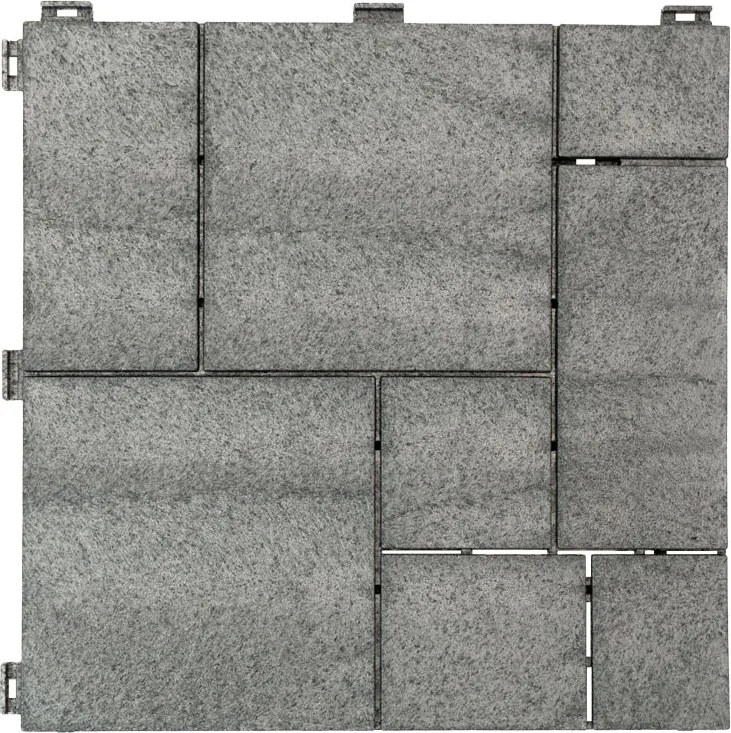 Gumová dlaždica STONE MOSAIC 30 x 30 cm, sivá MHEU5100182