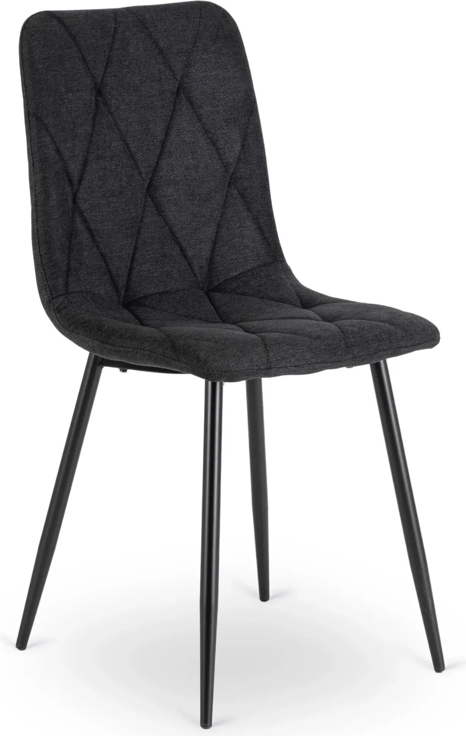 PROXIMA.store - Čalúnená jedálenská stolička ROBIN 2 FARBA: čierna