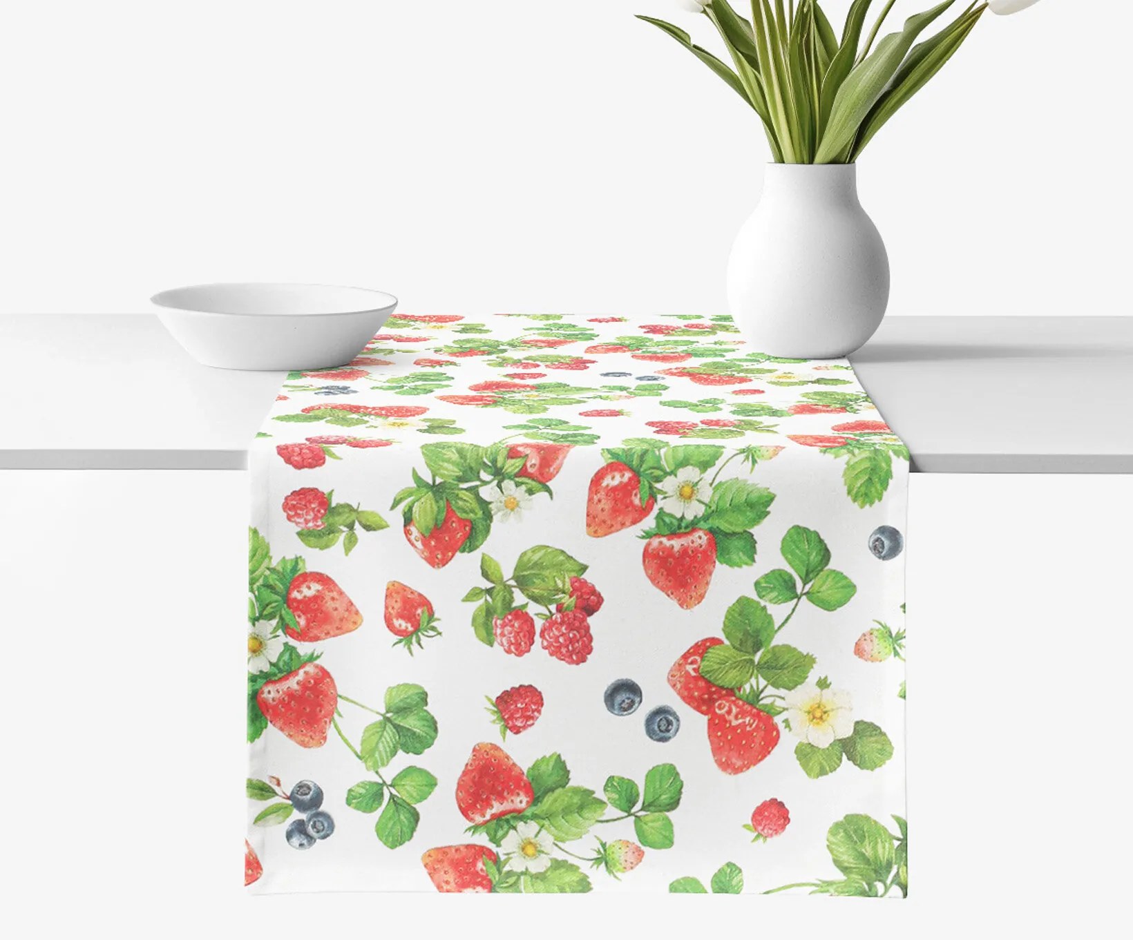 Goldea behúň na stôl valencia - lesné ovocie 20x120 cm