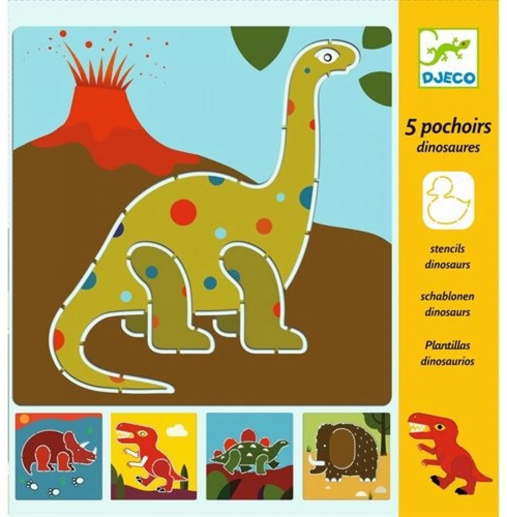 Kresliace šablóny – Dinosaury