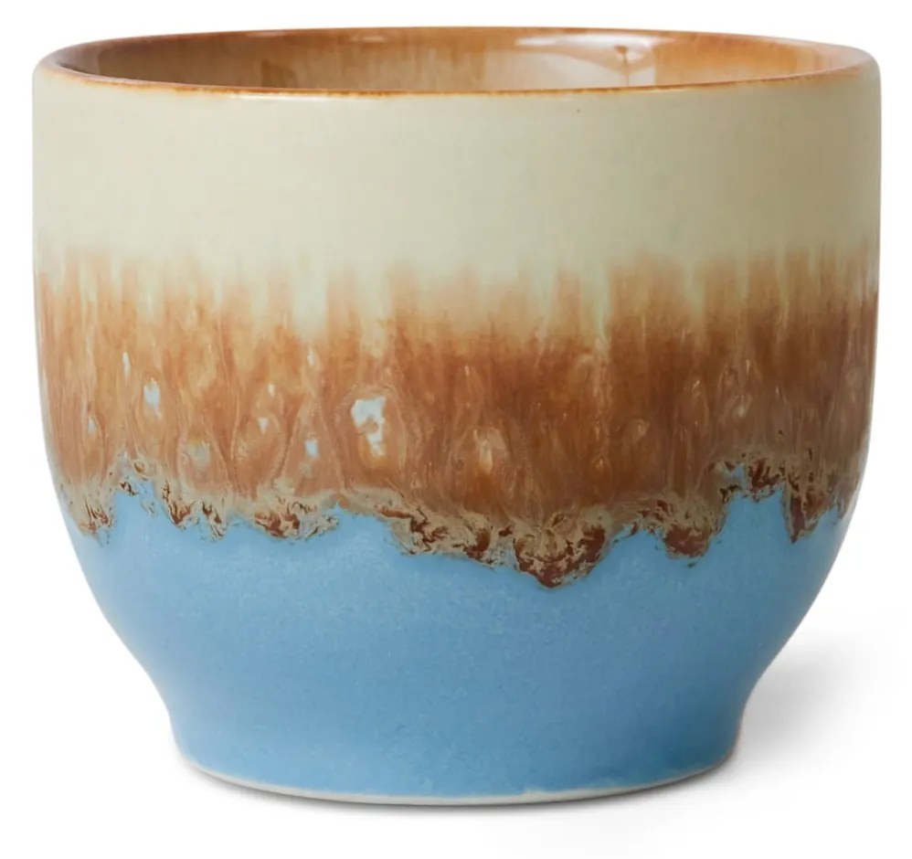 HK living Kameninový hrnček café cup 70's Shores 250 ml