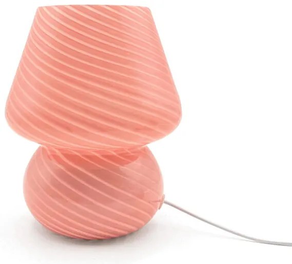 LED stolná lampička ružová