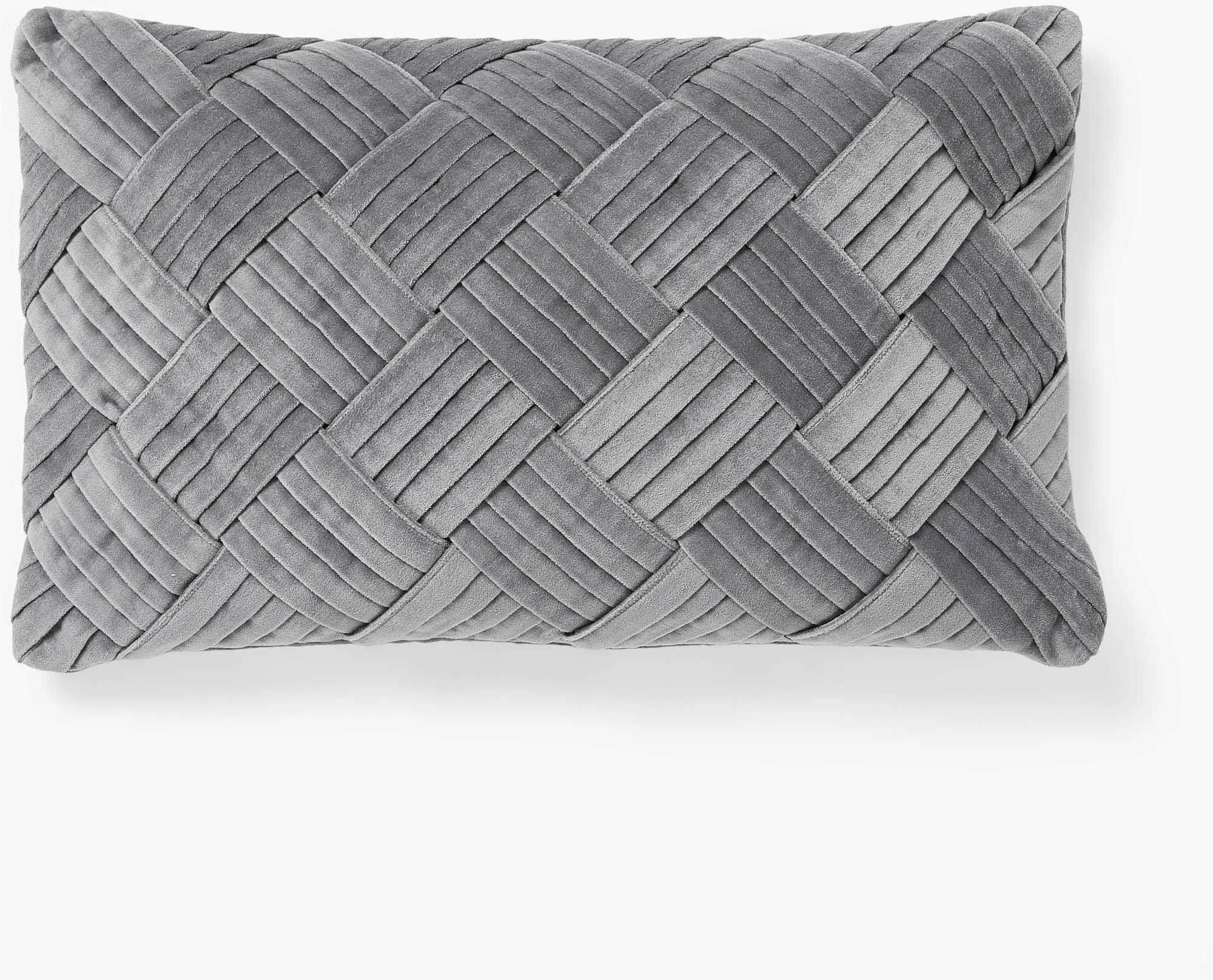 Zamatový poťah na vankúš so štruktúrovaným vzorom Sina