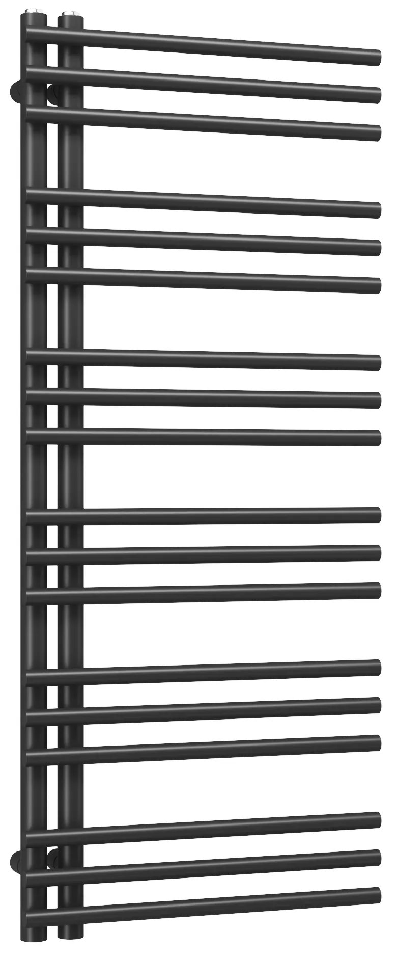 Erga Aquatic, vykurovacie teleso 1200x500 mm, 494W, čierna, ERG-LAV-AQUA-12050-BK