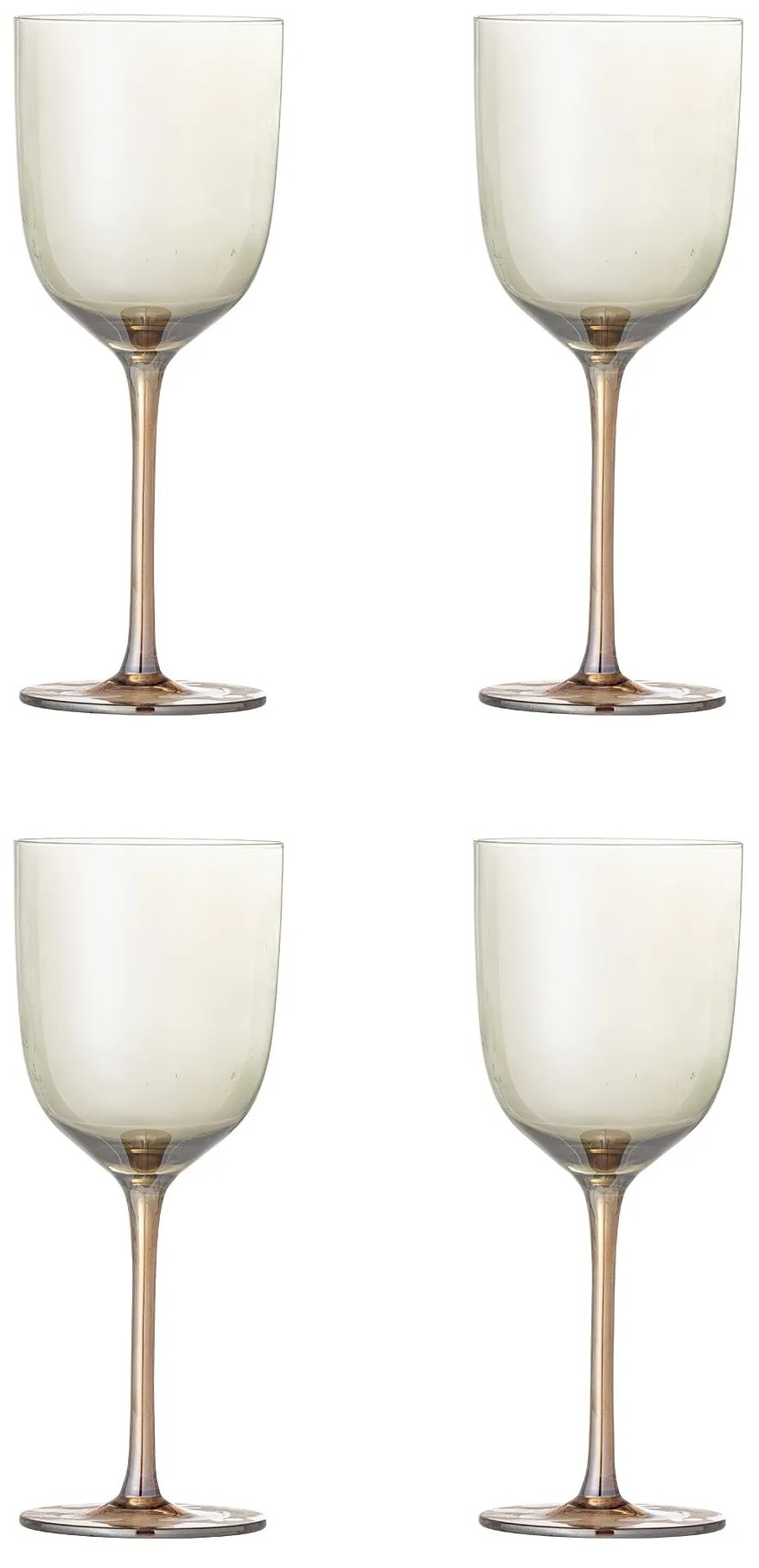 Bloomingville Pohár na víno Aston Wine – sada 4 ks