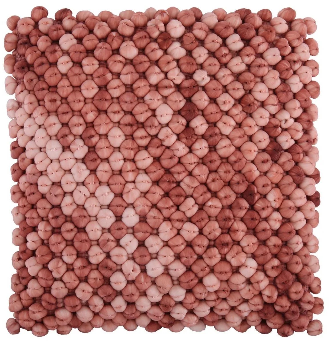 Růžový vankúš s výplňou Abruzzo 45*45 cm