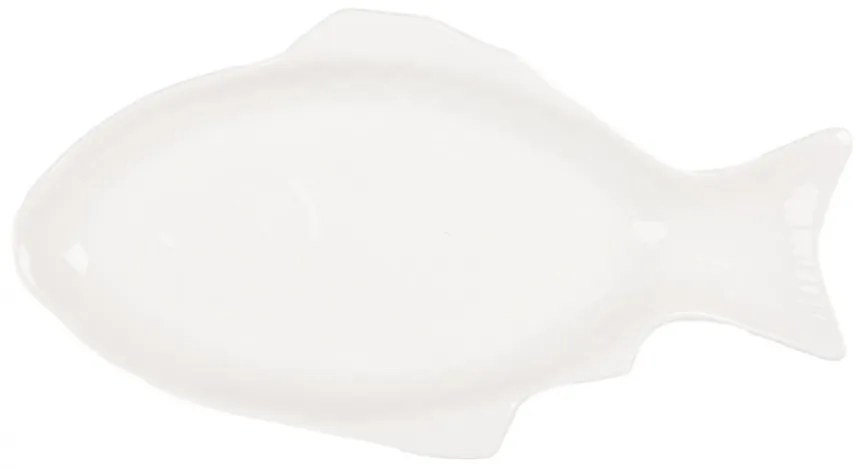 Biela miska / tanier v tvare ryby Fish Bowl XS - 27 * 14 * 3 cm / 125 ml