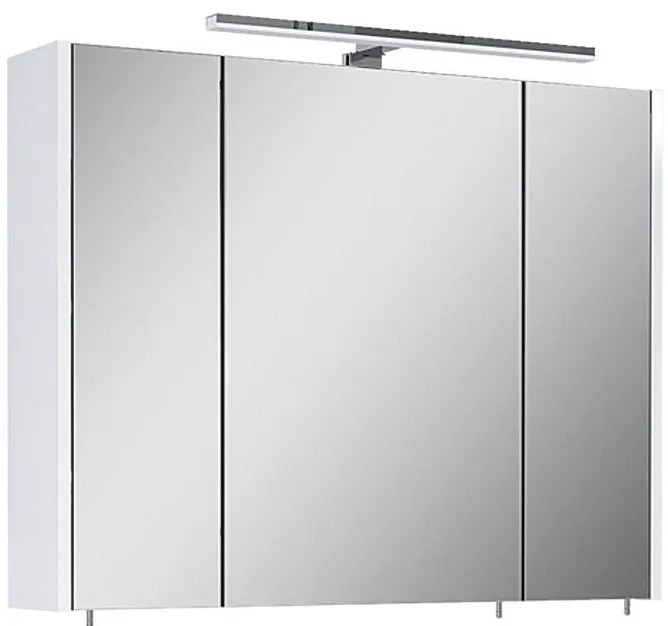 Riva Vulcano Zrkadlová skrinka s LED osvetlením, 61 × 80 × 14 cm