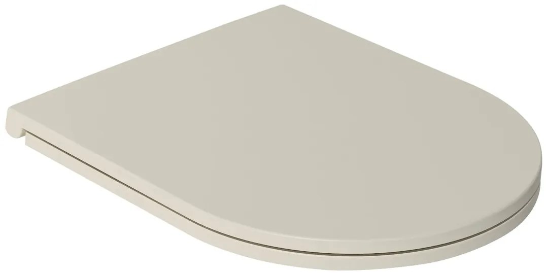 Isvea Isvea, INFINITY WC sedátko SLIM, Soft Close, Easy Take, béžová, 40KF0532I-S