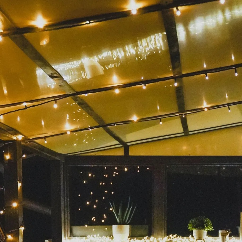 DECOLED Vonkajšia reťaz SOLAR 10 m, teplá biela, 100 diód