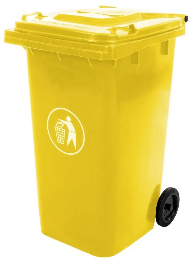 Popolnica Mulltonne 240 L - žltá