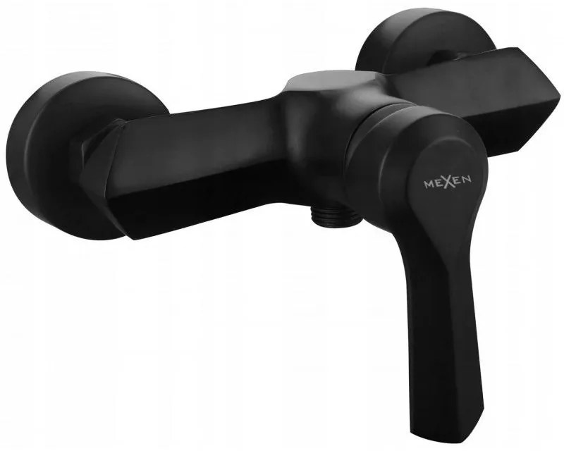 Mexen Sabre, nástenná sprchová batéria, čierna matná, 72140-70