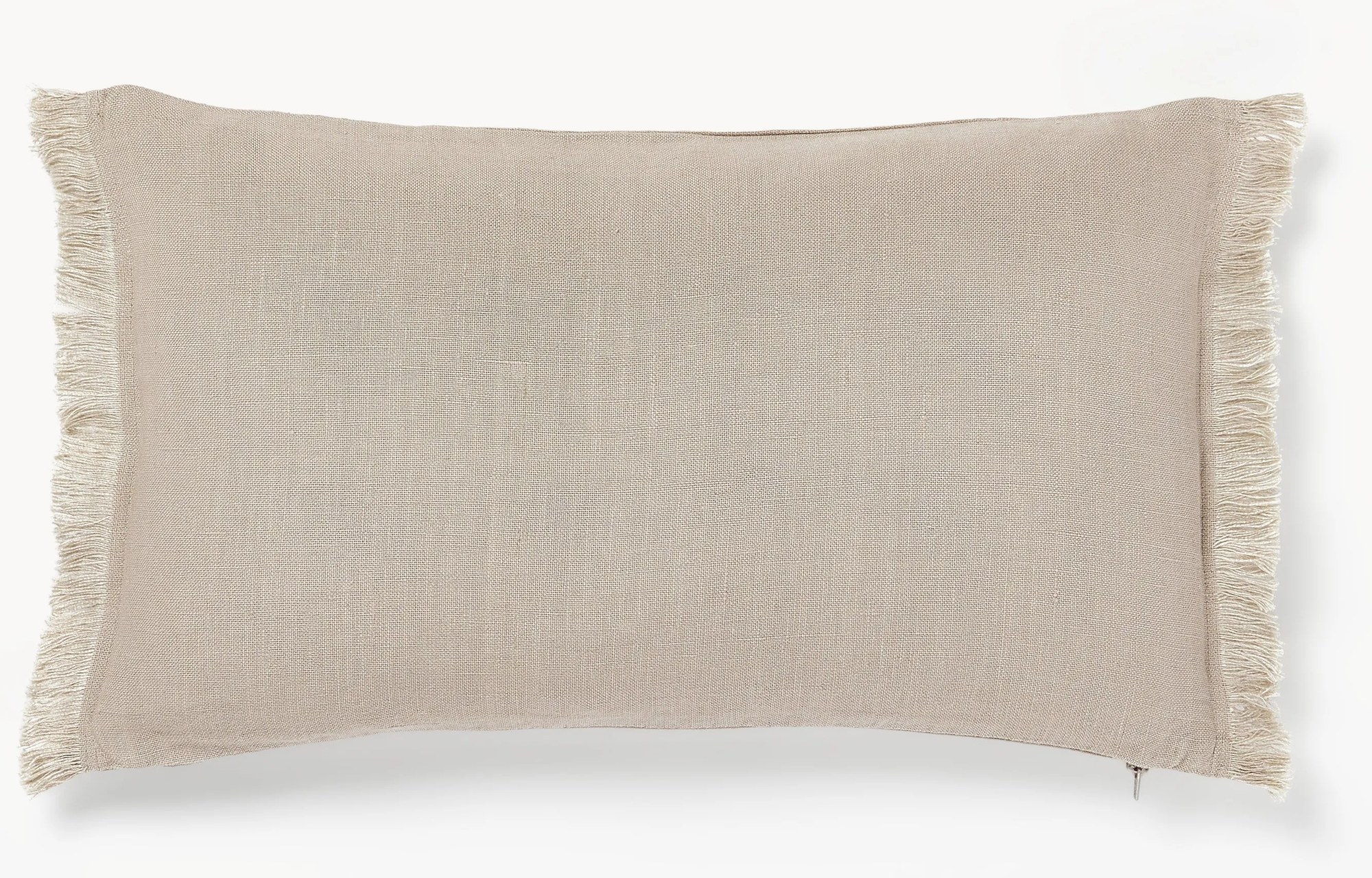 Ľanový poťah na vankúš so strapcami Luana