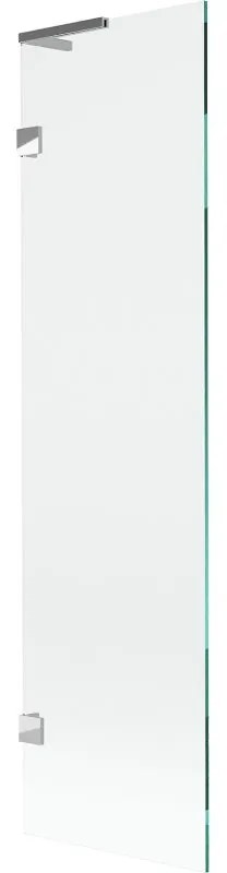 Mexen, Mexen Lunar L 1-krídlová vaňová zástena 50 x 150 cm, transparentná, chróm - 897L-050-000-01-00