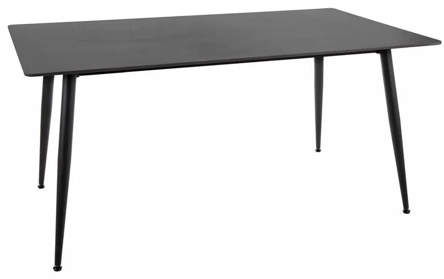 Jedálenský stôl Rion 160 x 90 cm, čierna