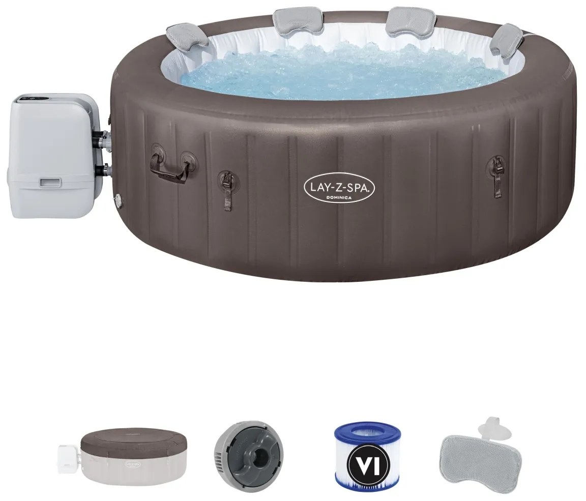 Lay-Z-Spa Dominica SMART HydroJet Jacuzzi BESTWAY 6001S
