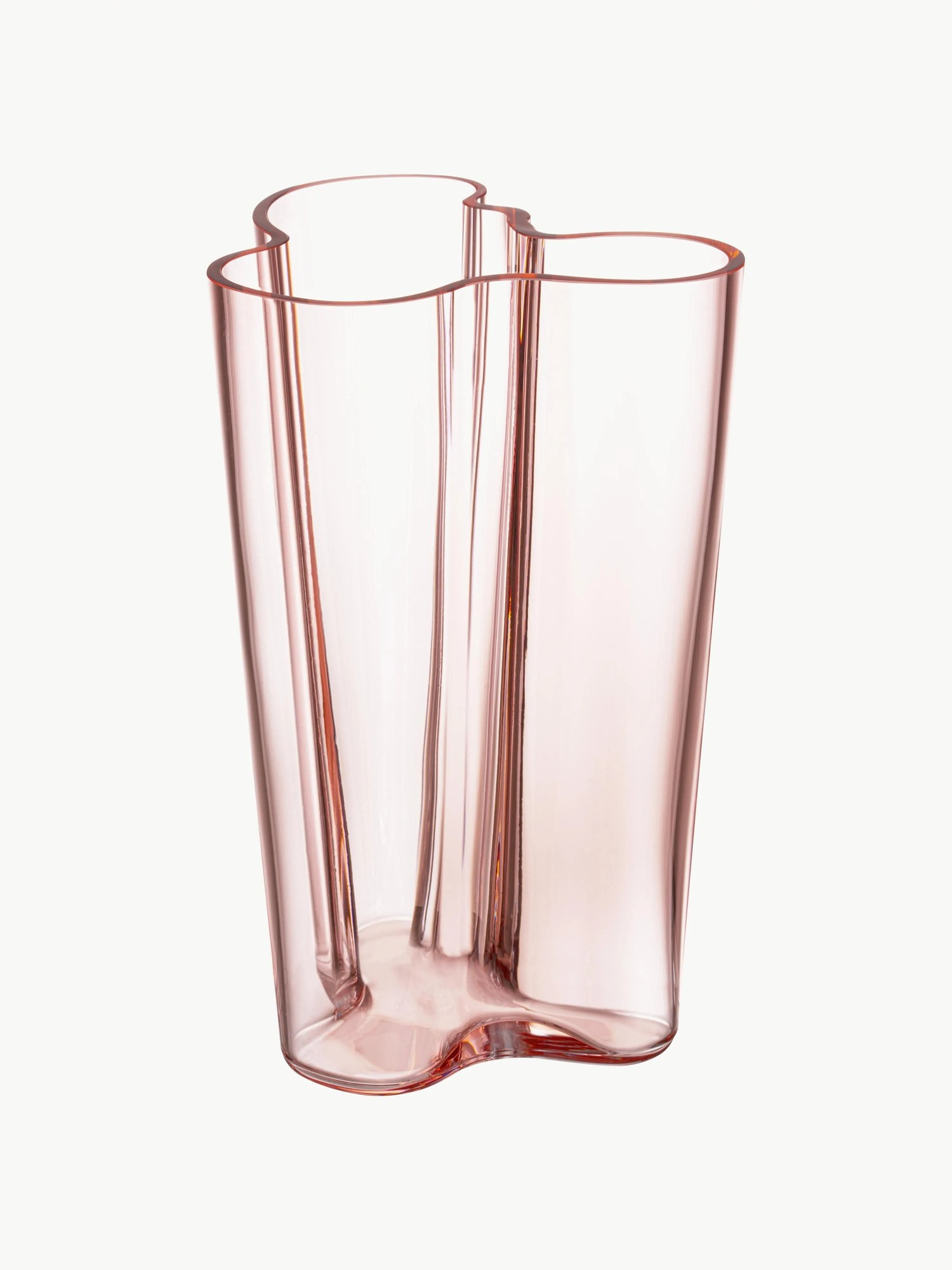 Ručne fúkaná váza Alvar Aalto, V 25 cm