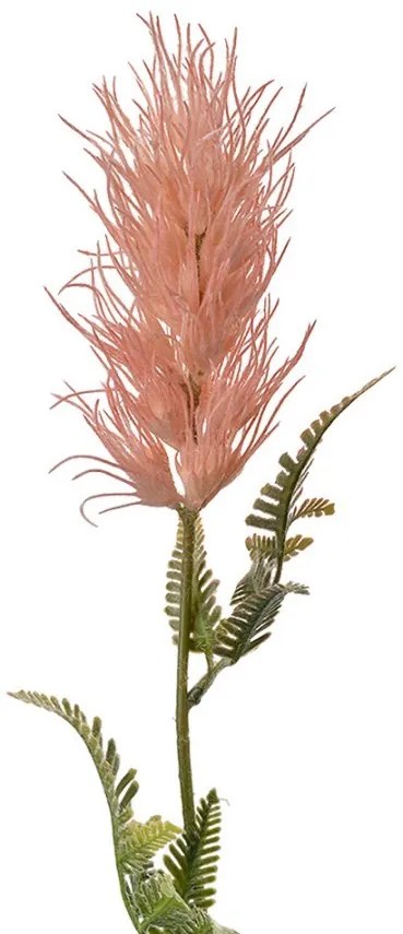 Dekorácia umelá kvetina s ružovým kvetom - 5*5*60 cm