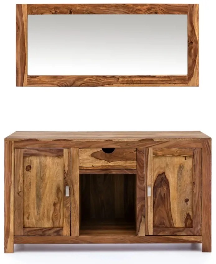 furniture-nabytek.cz - Masívny kúpeľňový set Lagos 2-dielny palisander, lakovaný, hnedý