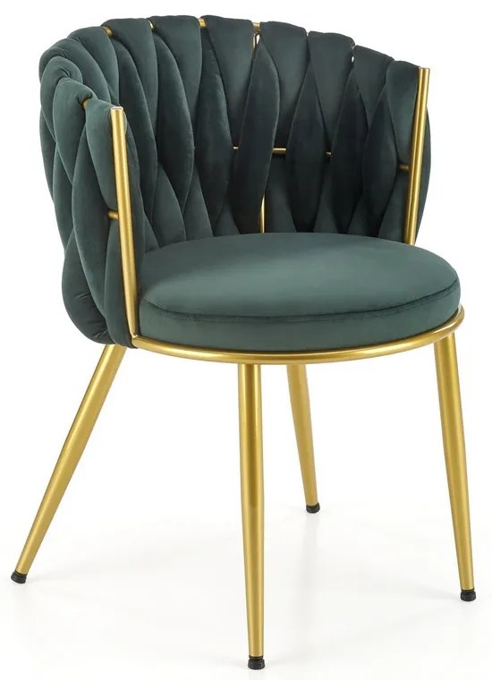 Jedálenská stolička Naomi, zelená