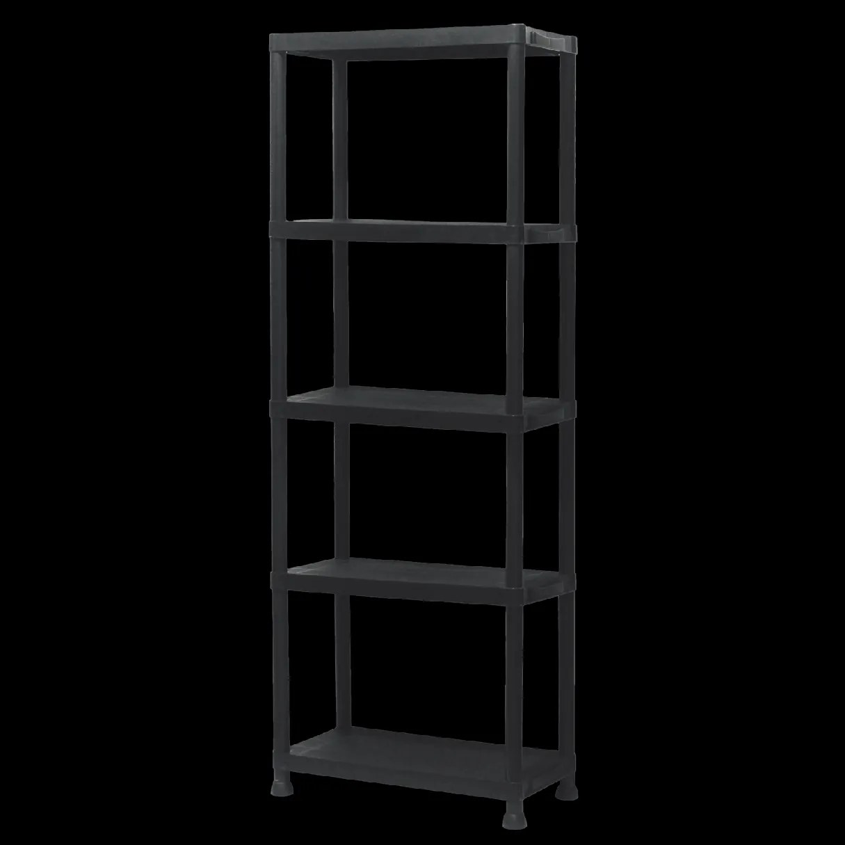 5-ÚROVŇOVÁ PLASTOVÁ REGÁLOVÁ SKRÍŇ 61 x 31 x 171 CM NOSNOSŤ POLICE: 25 KG *0463