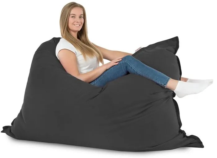 INTERMEDIC SK Vankúš na sedenie Plyš XXL Farba: 13. Tmavo Sivý