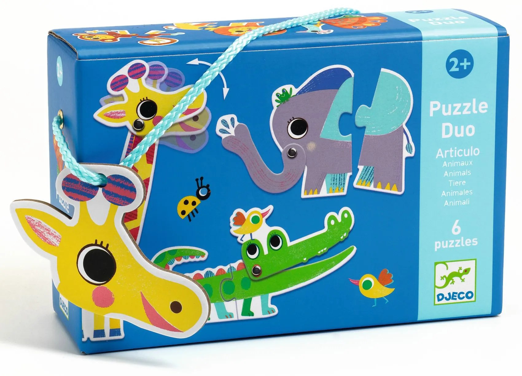 Puzzle Duo - Pohyblivé zvieratká