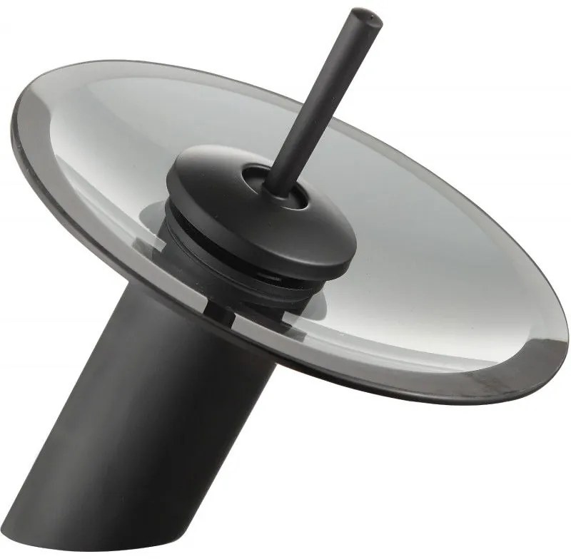 Mexen Niagara, umývadlová batéria, čierna-čierna, 745600-77