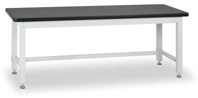 Pracovný stôl do dielne BL, MDF + PVC doska, nosnosť 1000 kg, 2100 mm