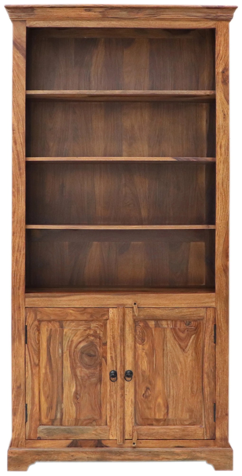 furniture-nabytek.cz - Rustikálna knižnica 100x200x45 z indického masívu palisander
