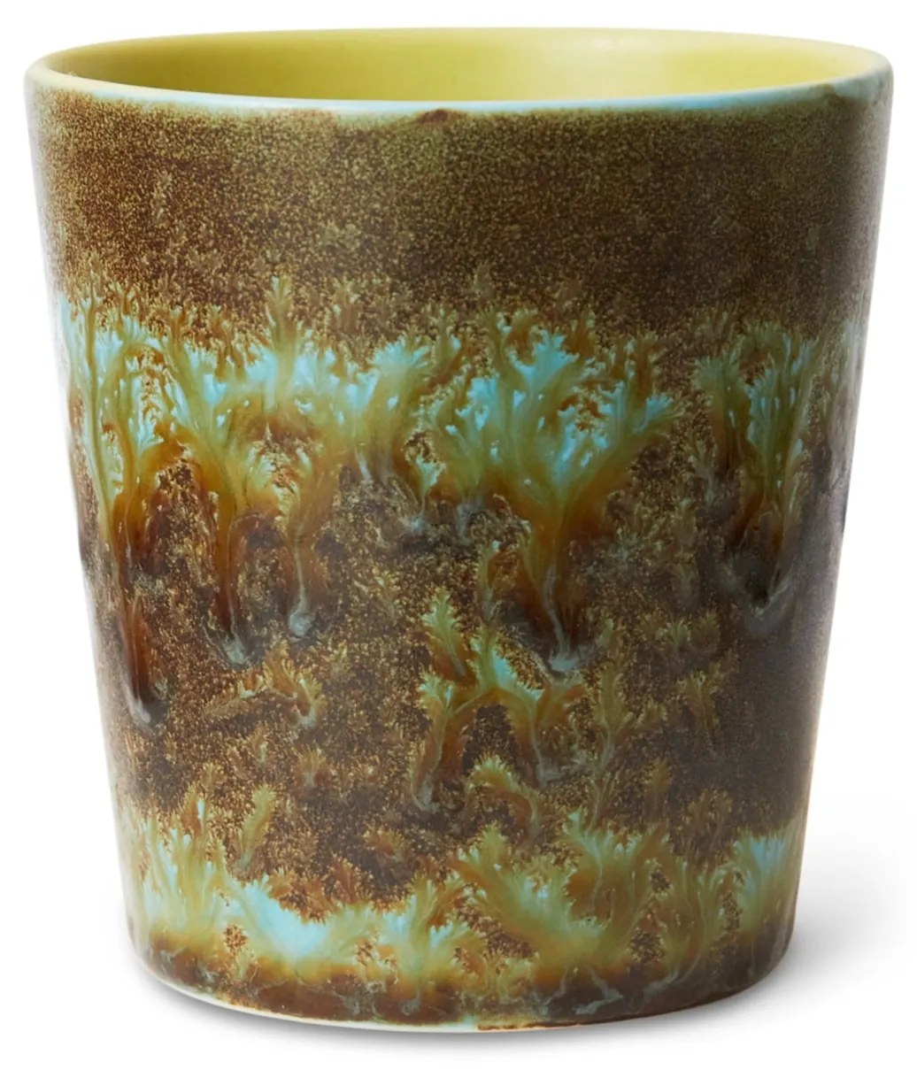 HK living Kameninový hrnček Coffee mug 70's Tidal 200 ml