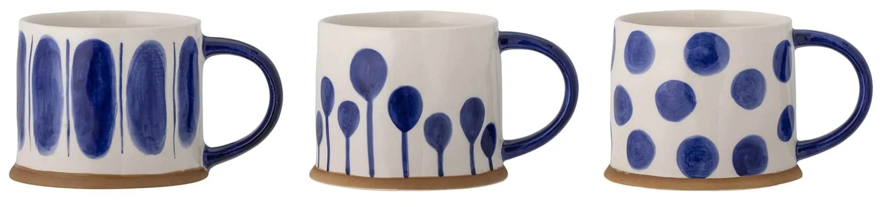 Bloomingville Keramický hrnček Linora Blue 400 ml C