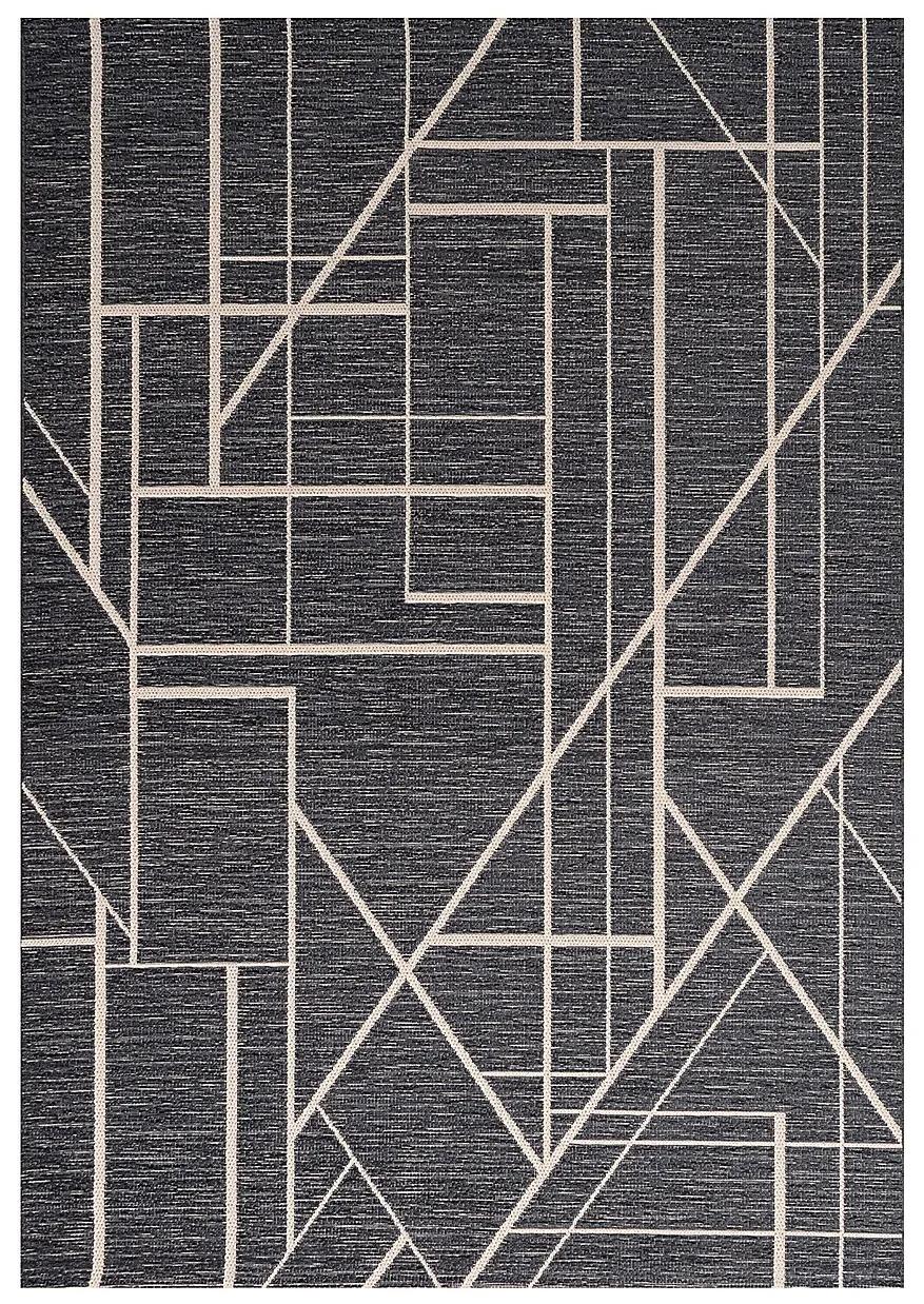 Koberec Velvet beige/petrol blue 160x230cm