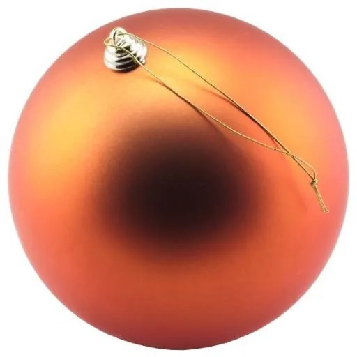 DECOLED Plastová guľa, priemer 30 cm, meď, matná, UV