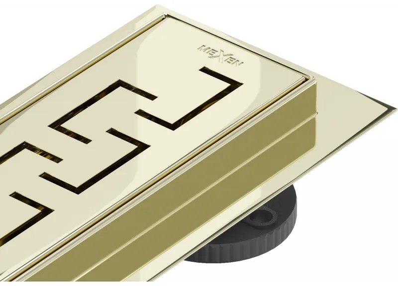 Mexen Flat M15 nerezový sprchový žľab 70 cm, zlatá, 1524070-15