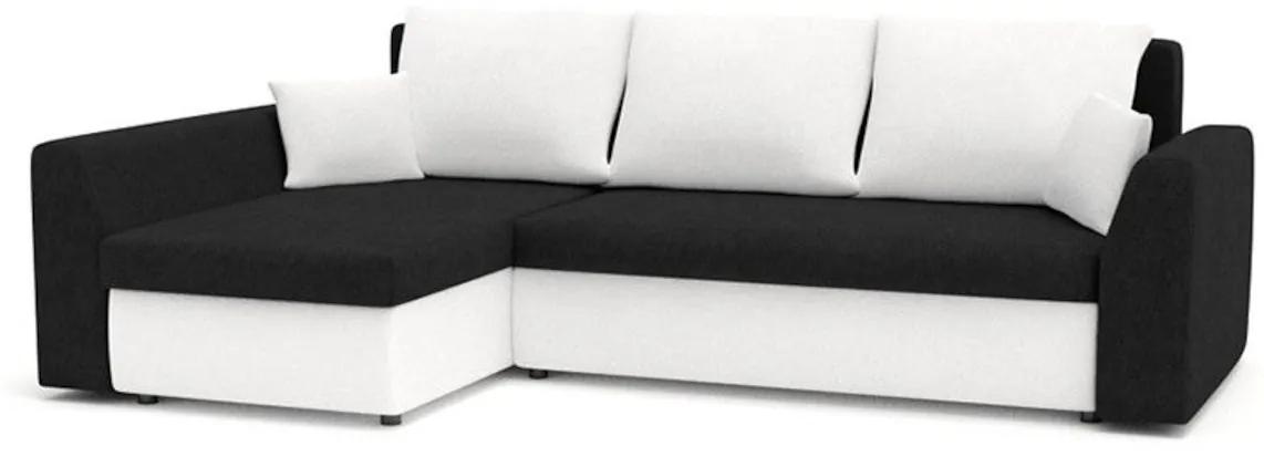 Rohová rozkladacia sedačka GRACE,240x75x140,haiti 17/haiti 0