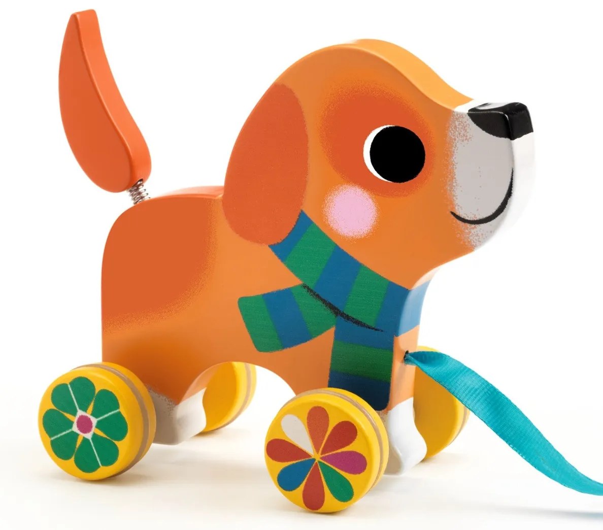 Ťahacia drevená hračka - psík Lou