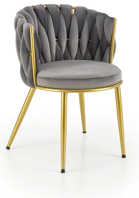 Jedálenská stolička Naomi, sivá