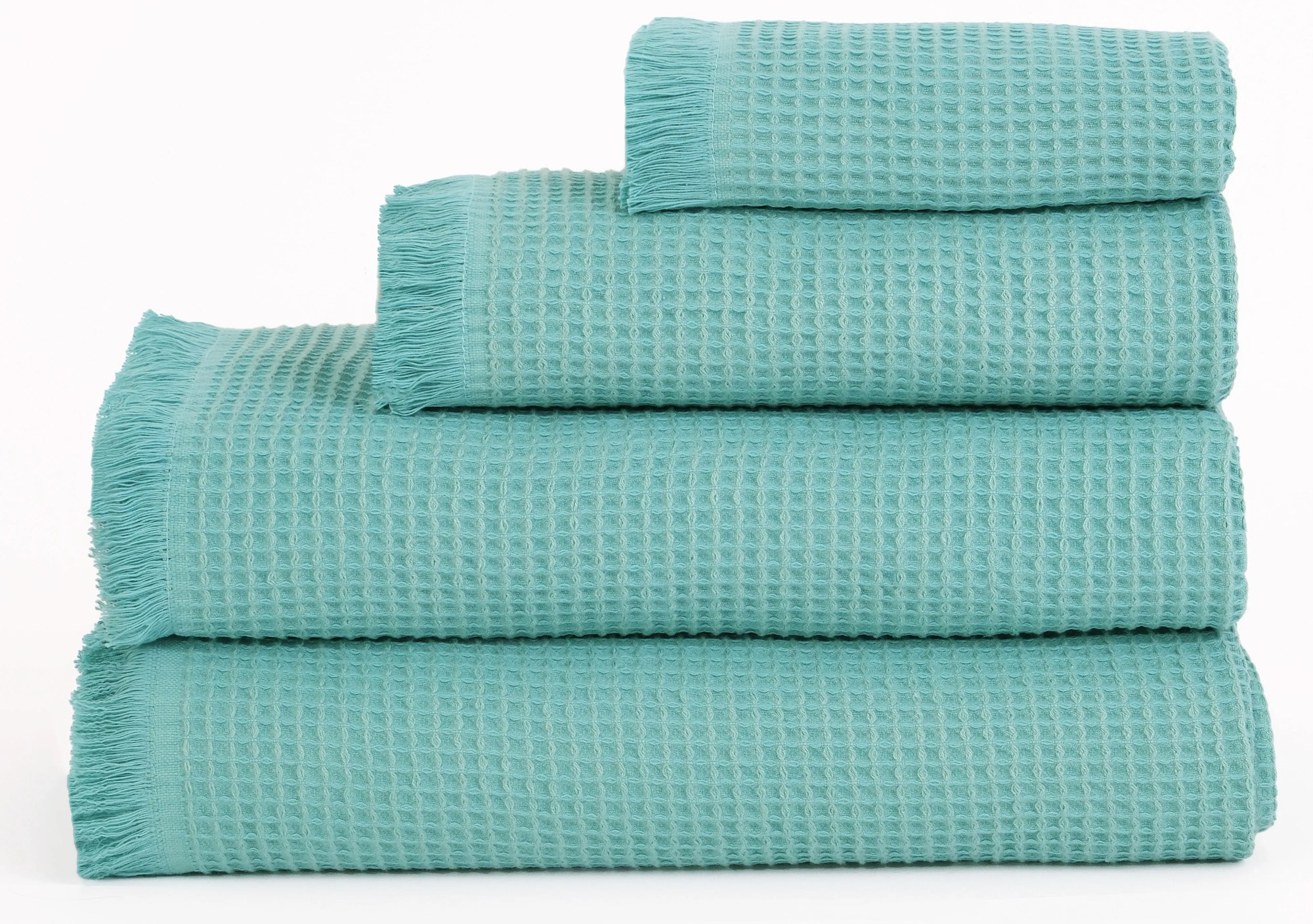 Vaflový uterák 50 × 100 cm - Florencia morská modrá