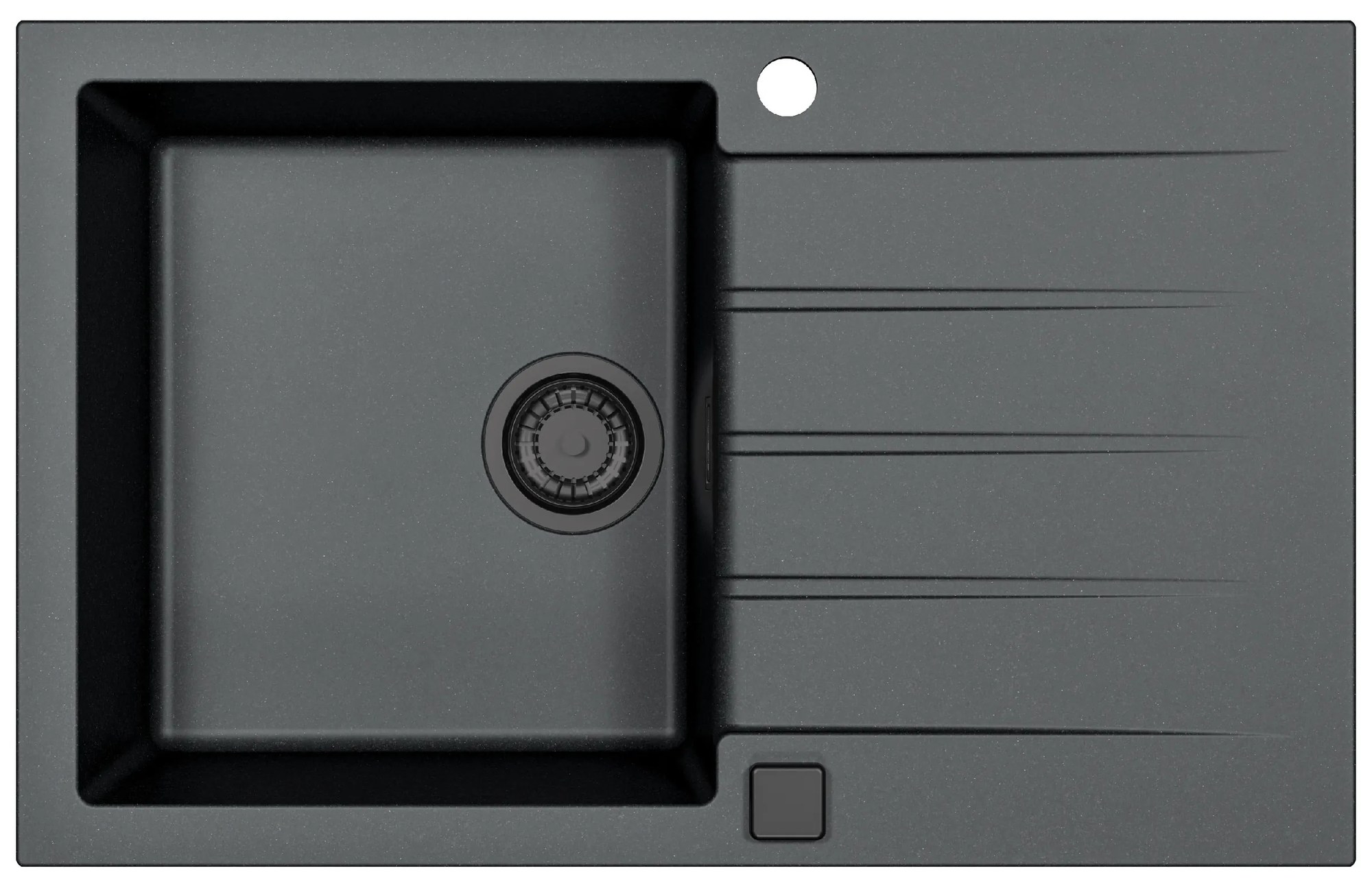 ALVEUS CZ CADIT 20 černý 91 - BLACK EDDITION+ pop up sifon