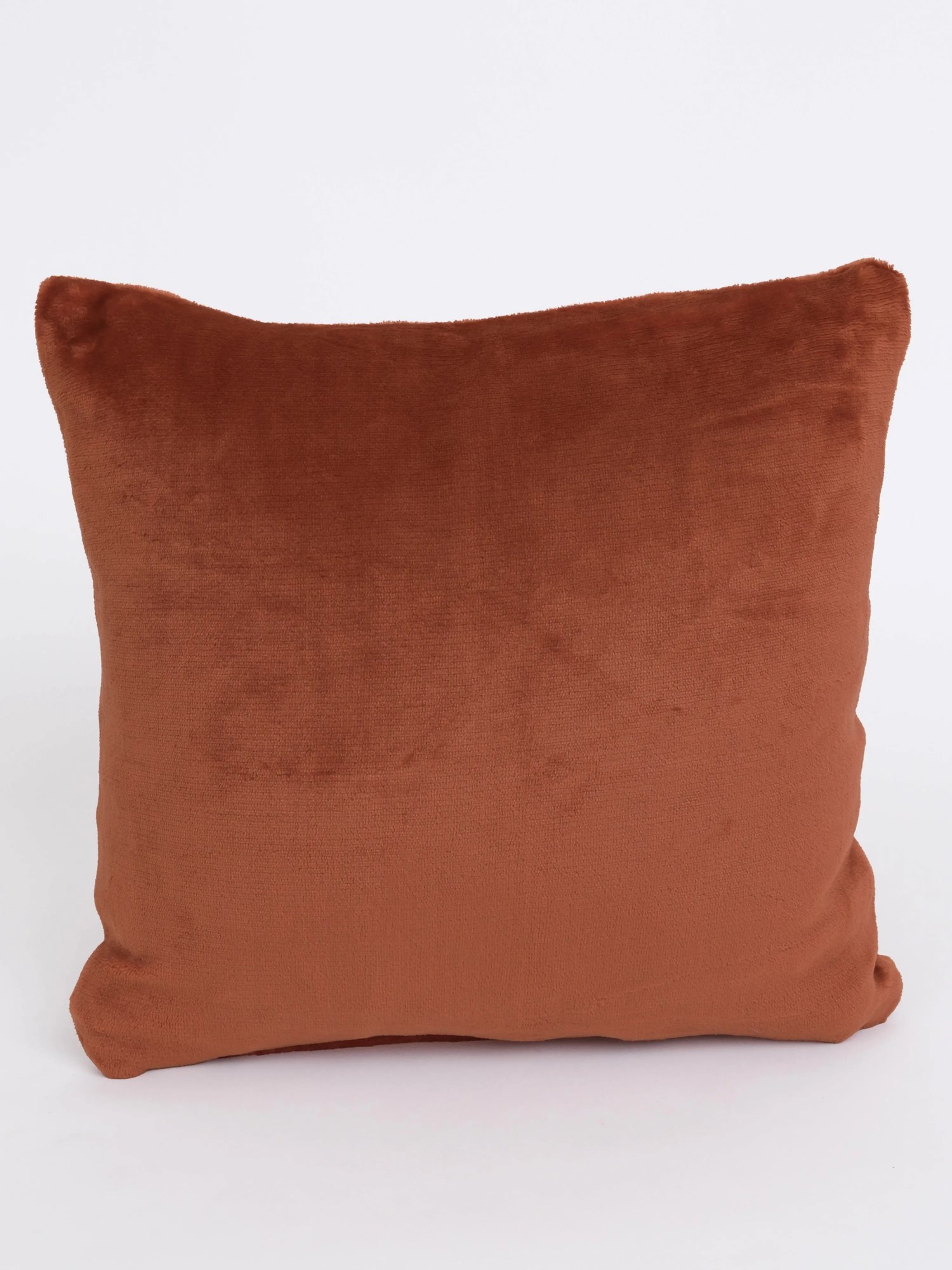 Obliečka na vankúš mikroplyš 40 × 40 cm – Laura terakota