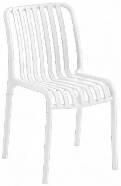 Plastová stolička TREGO, biela